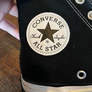 Black and White Converse